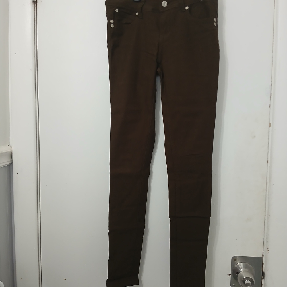 Brown Skinny Pants